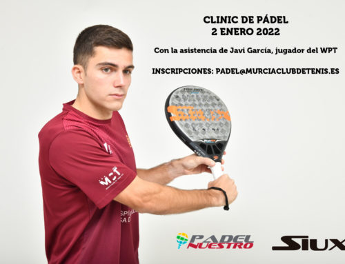 Clinic de Pádel con Javi García, jugador de World Pádel Tour — 2 enero 2022