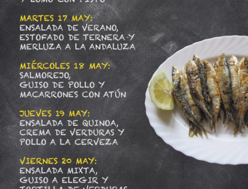 Menú Restaurante RMCT1919 — Semana del 16 al 20 de Mayo