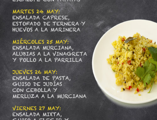 Menú Restaurante RMCT1919 — Semana del 23 al 27 de Mayo
