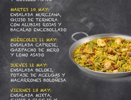 Menú Restaurante RMCT1919 — Semana del 09 al 13 de Mayo