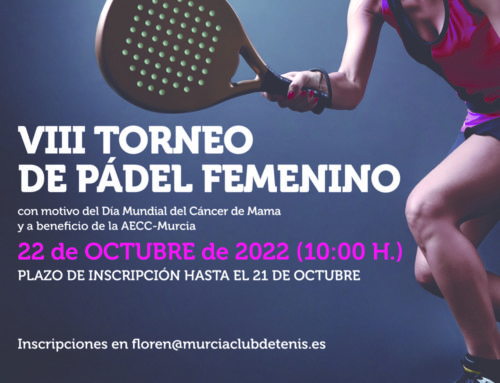 VIII Torneo de Pádel Femenino AECC – 22 OCTUBRE – RMCT1919