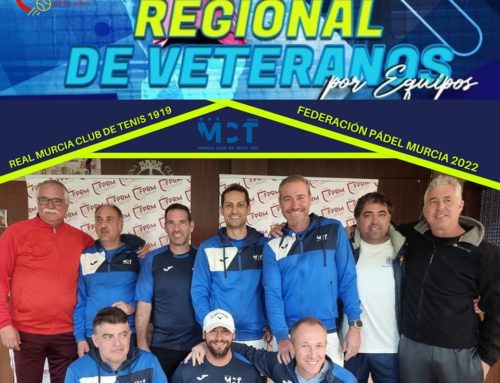 El equipo de veteranos de pádel se alza con el oro con el torneo regional