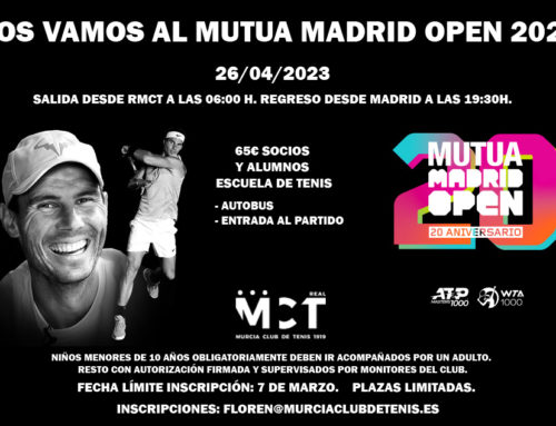 ¿Te vienes al MUTUA MADRID OPEN 2023?