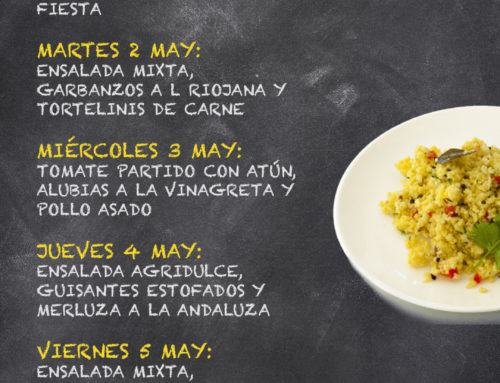 Menú Restaurante RMCT1919 — Semana del 01 al  05 de Mayo