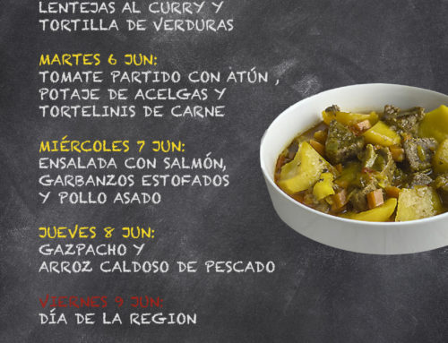 Menú Restaurante RMCT1919 — Semana del 05 al 09 de Junio