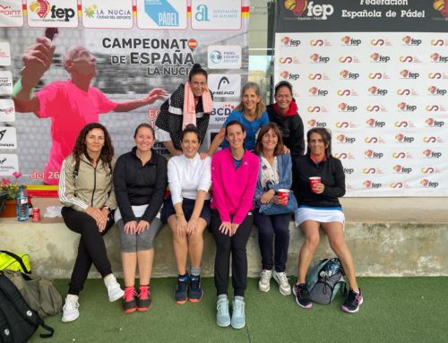 Nuestro equipo femenino de pádel termina cuarto de su categoría en el Campeonato de España