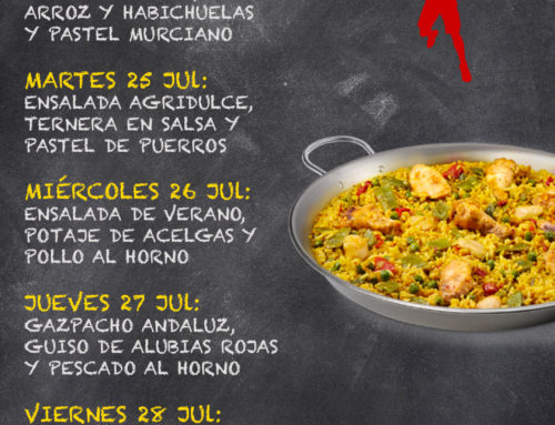 Menú Restaurante RMCT1919 — Semana del 24 al 28 de Julio
