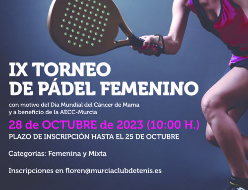 IX Torneo de Pádel Femenino AECC – 28 OCTUBRE – RMCT1919