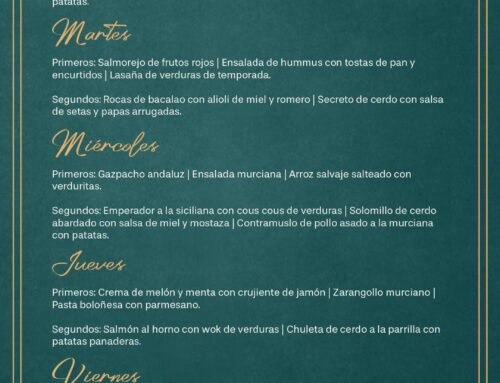 Menú Restaurante RMCT1919 — Semana del 5 al 9 de mayo
