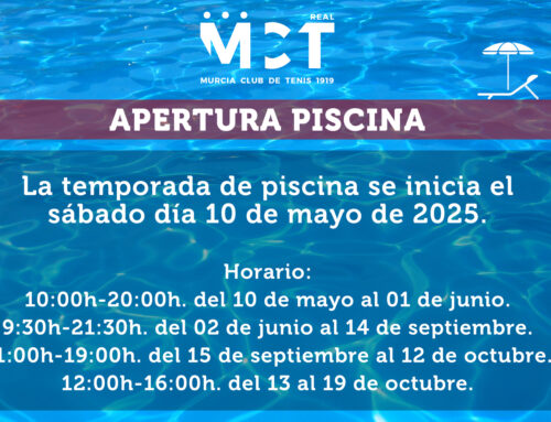 Apertura de la piscina – Verano 2025