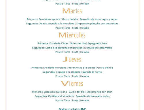 Menú Restaurante RMCT1919 — Semana del 19 al 23 de enero