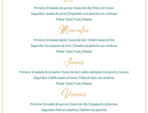 Menú Restaurante RMCT1919 — Semana del 23 al 27 de febrero