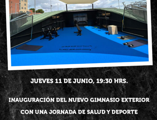 Inauguración del nuevo gimnasio exterior con una jornada de salud y deporte